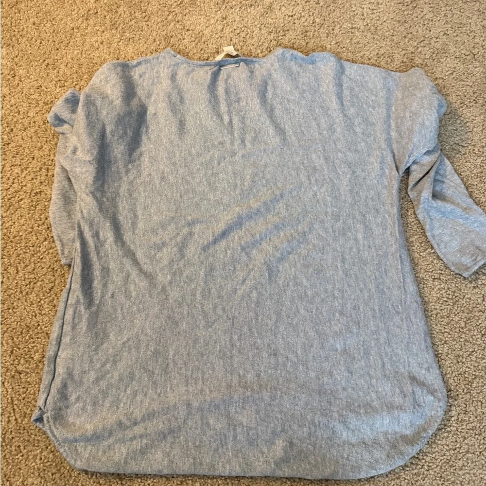 Michael Kors Heathered Long Sleeve Crewneck Sweater Top